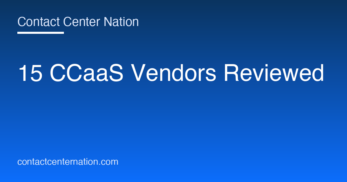 CCaaS vendors directory