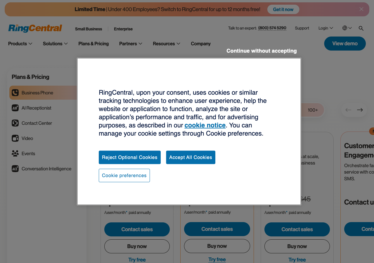 RingCentral screenshot 1