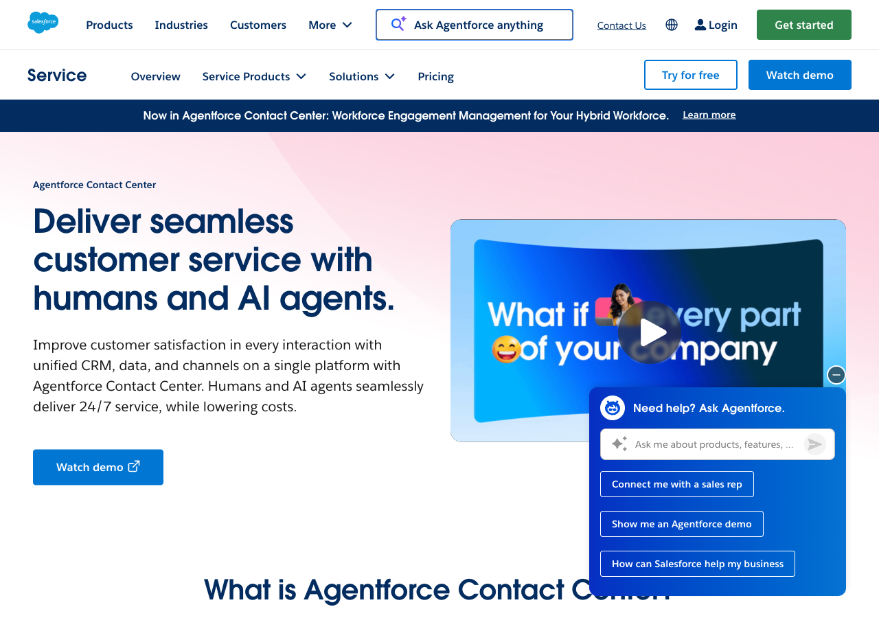 Salesforce Service Cloud screenshot 1