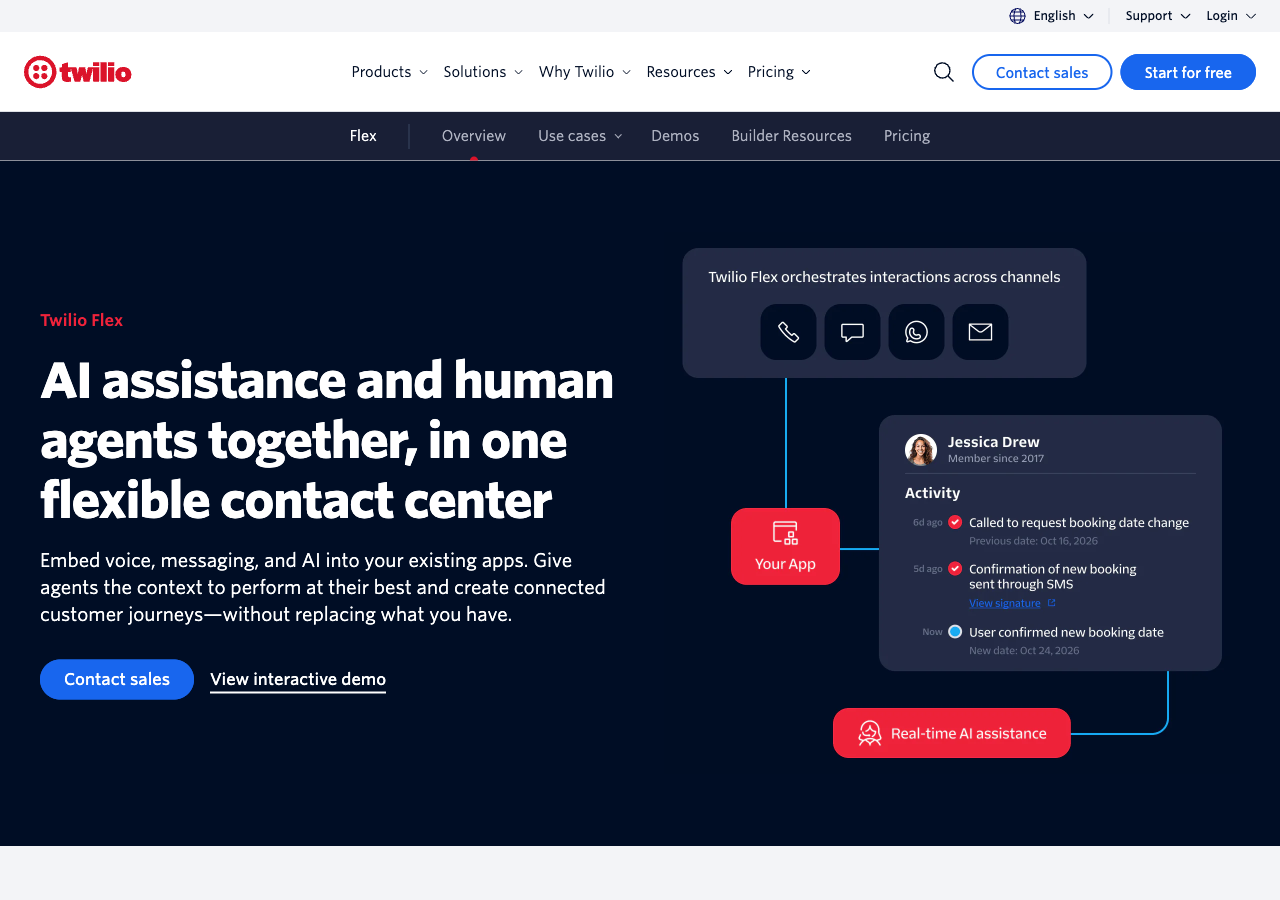 Twilio Flex screenshot 1